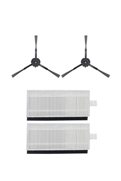 Roborge Set de 4 piese de schimb compatibile cu aspiratorul robot Muadil Wiam...