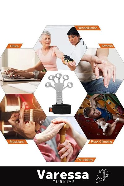 VARESSA Seria Premium Mână încheietura mâinii Braț Deget Mușchi Grip Booster Dezvoltator Silicon Spider Tire