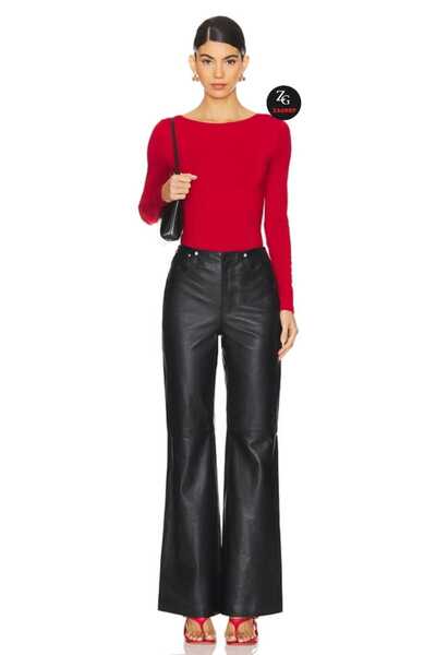 Zagrep Women's Red Backless Cross Spaghetti Strap Silk Jersey Body