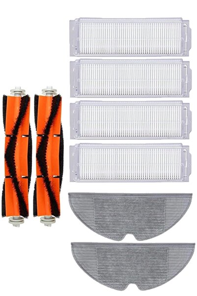 Roborge Xiaomi Vacuum Mop 2 Pro - Ρομπότ ηλεκτρική σκούπα, σετ ανταλλακτικών 8 τεμαχίων (MJST1SHW)