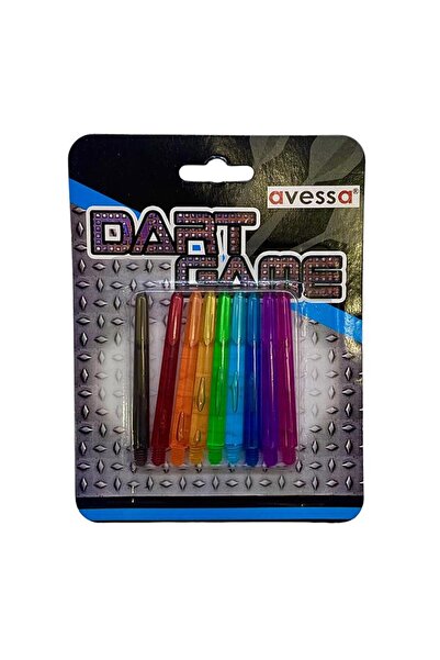 AVESSA Shaft-10 Renkli Plastik Dart Oku Shaftı 9lu