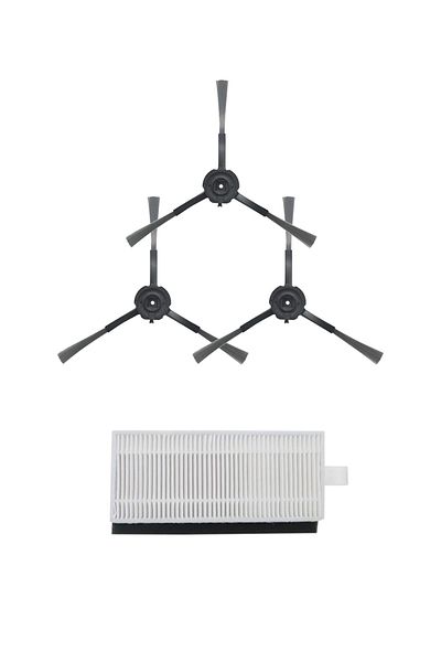 Roborge مجموعة قطع غيار روبوت Wiami FX-11 المكافئة المكونة من 4 قطع - متوافقة مع المكنسة الكهربائية