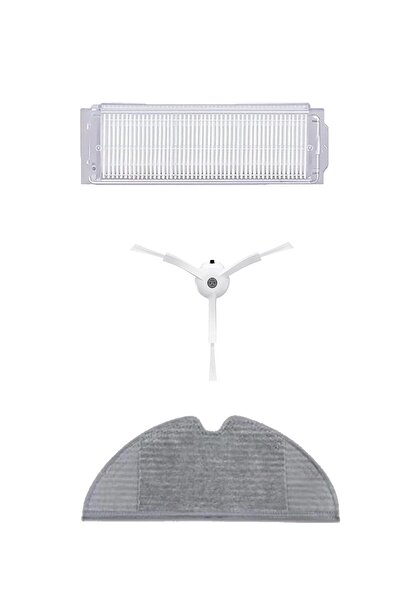 Roborge Xiaomi Vacuum Mop 2 Pro - Ρομπότ ηλεκτρική σκούπα, σετ ανταλλακτικών 3 τεμαχίων (MJST1SHW)