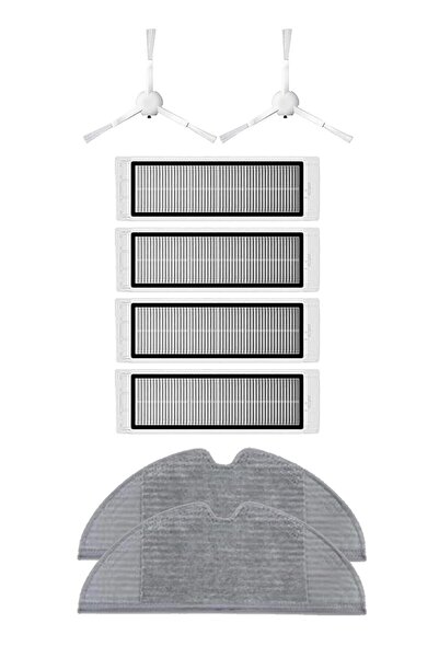 Roborge Xiaomi Vacuum Mop 2c - Ρομπότ ηλεκτρική σκούπα, σετ ανταλλακτικών 8 τεμαχίων (XMSTJQR2C)