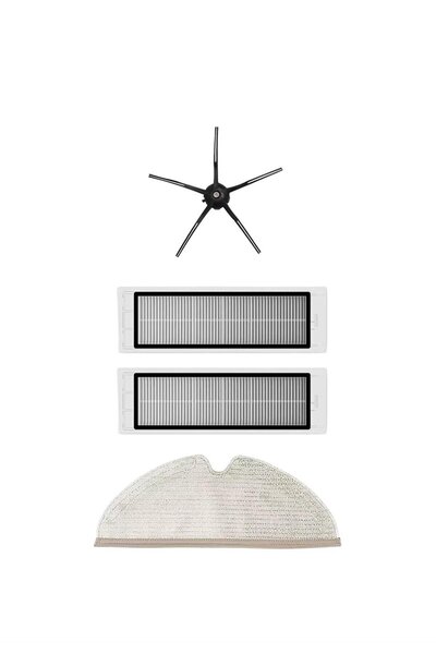 Roborge Σετ ανταλλακτικών 4 τεμαχίων συμβατό με ρομπότ ηλεκτρική σκούπα Roborock S5 Max