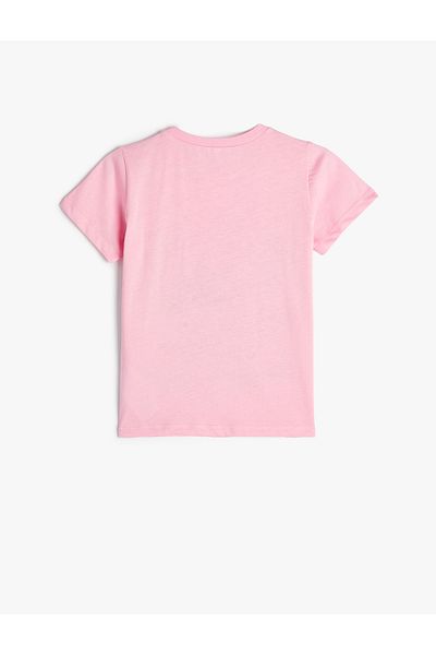 Koton Strawberry Printed Short Sleeve Crew Neck Cotton T-Shirt