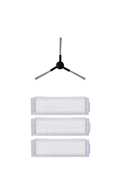 Roborge Xiaomi Vacuum Mop 2S - Ρομπότ ηλεκτρική σκούπα, σετ ανταλλακτικών 4 τεμαχίων (XMSTJQR2S)