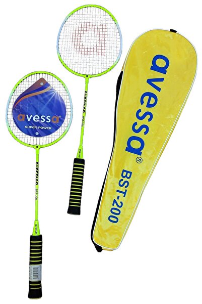 AVESSA Bst-200y Badmington Raket Set Yeşil