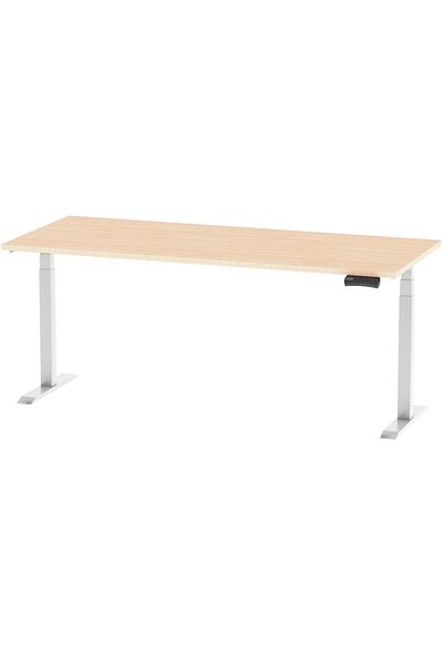 Mahmayi Flexispot Standing Desk Dual Motor 3 Stages Electric Stand Up Desk 180cmx80cm - Oak