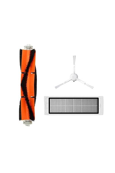 Roborge Xiaomi Vacuum Mop 1c - مكنسة كهربائية روبوتية، مجموعة قطع غيار مكونة من 3 قطع (STYTJ01ZHM)