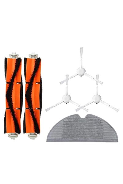 Roborge Σετ ανταλλακτικών 6 τεμαχίων συμβατό με ρομποτική ηλεκτρική σκούπα Xiaomi Vacuum Mop 2c (XMSTJQR2C)