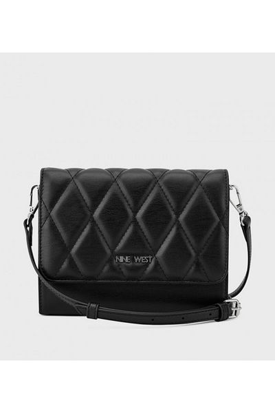 Nine West Women's Black Quinta Bxd Lrg Clutch Organzer