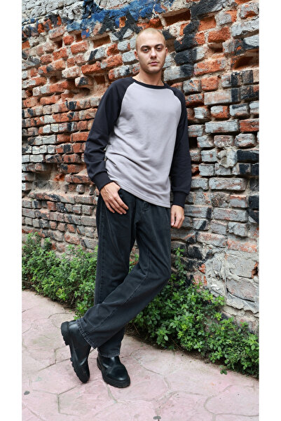 Owut Collection Ανδρικό φούτερ Raglan με χαλαρή εφαρμογή με λαιμόκοψη