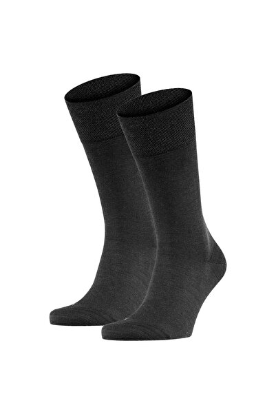 FALKE Herren Socken 2er Pack - Sensitiv Berlin, Kurzstrumpf, Komfortbund, Uni