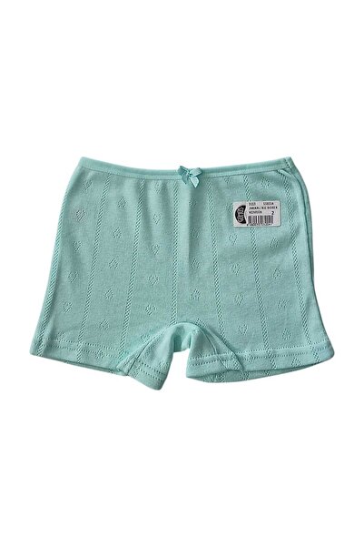 PATRON بوكسر بناتي مكون من 3 قطع من قماش الجاكار المضلع