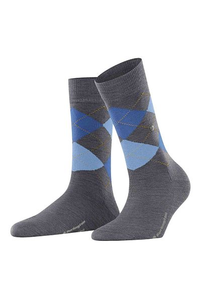 Burlington Damen Socken MARYLEBONE - Kurzstrumpf, Rautenmuster, Onesize