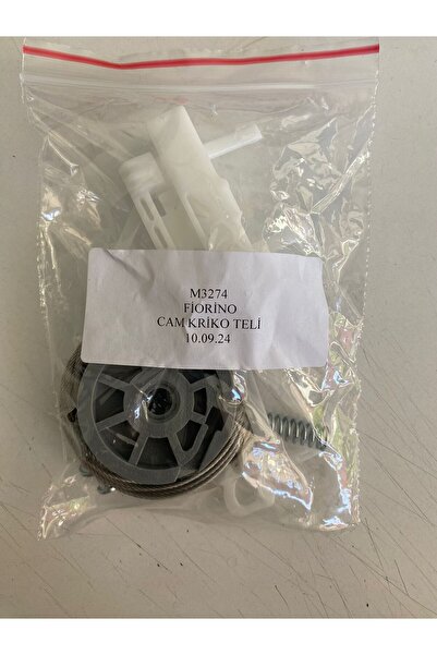 Bozdağ Otomotiv Cam Kriko Tel Seti M3275 Fiat Fiorino Sol Araç Kapılarına Uyg...