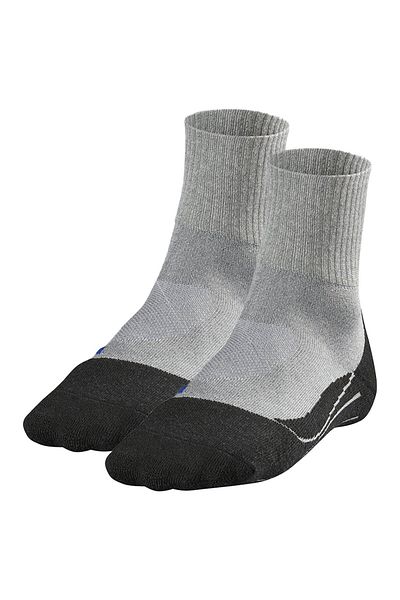 FALKE Packung mit 2 Herren Sportsocken – TK2 Short Cool Trekking-Wandersocken, Unifarben