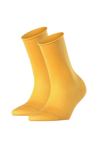 FALKE Active Breeze Damen Socken 2er-Pack – Uni & Rollbündchen Lyocell Faser