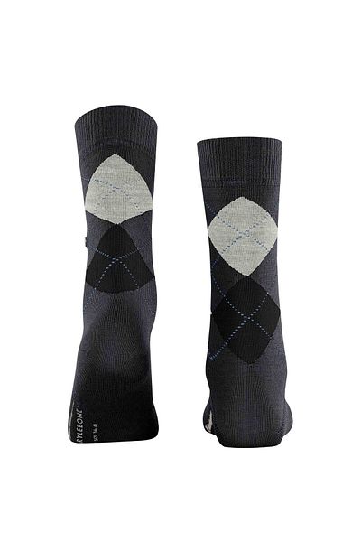Burlington Damen Socken MARYLEBONE - Kurzstrumpf, Rautenmuster, Onesize