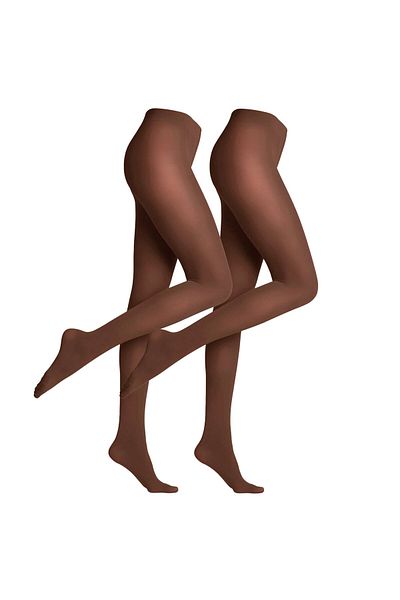 FALKE Damen Feinstrumpfhose 2er Pack – Pure Matte 50 Den, transparent, halb undurchsichtig