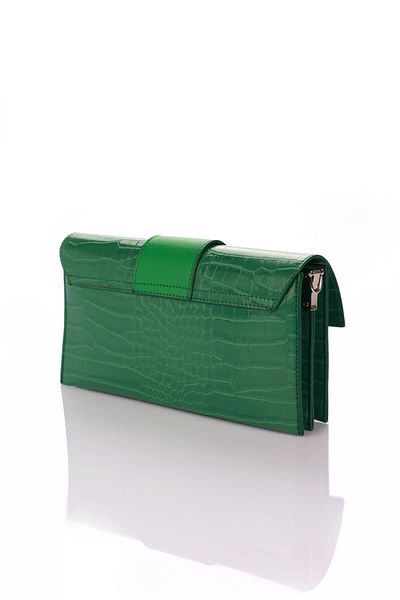Aron Atelier Grass Green Fanette Women's Shoulder Bag