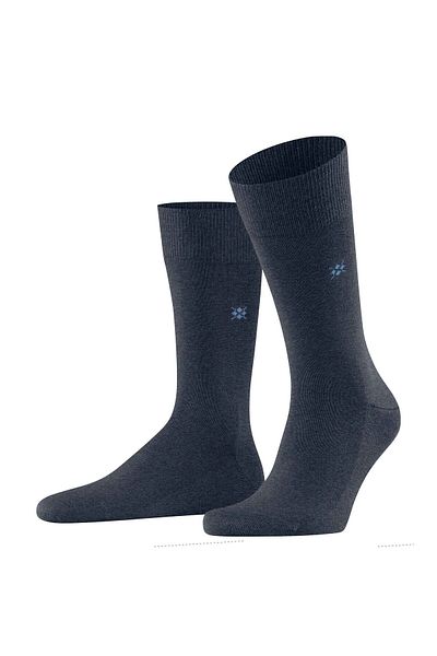 Burlington Herren Socken LEEDS - Schurwolle, Logo, Uni, Einheitsgröße, 40-46