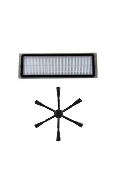 Roborge Σετ ανταλλακτικών 2 τεμαχίων συμβατό με ρομποτική ηλεκτρική σκούπα Xi...