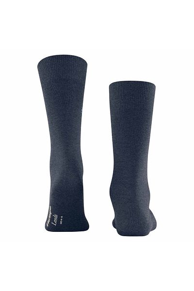Burlington Herren Socken LEEDS - Schurwolle, Logo, Uni, Einheitsgröße, 40-46