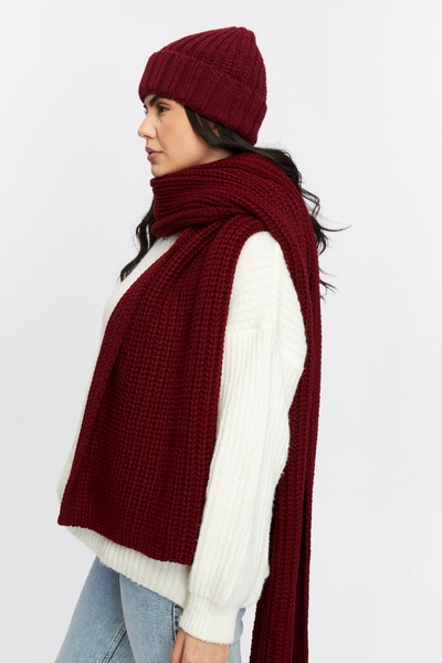 Aghilo Women's Thessaloniki Knitted Scarf and Beret Set