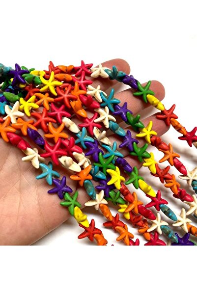 312 KONSEPT Steaua de mare - piatră naturală Havlit, 36-38 bucăți, 1 șir, bij...