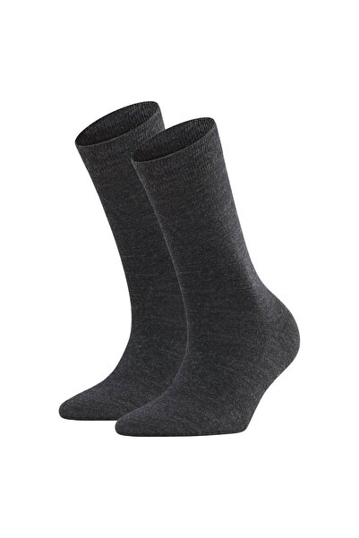 FALKE Damen Socken 2er Pack - Softmerino SO, Kurzsocken, einfarbig