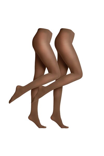 FALKE Damen Feinstrumpfhose 2er Pack – Pure Matte 50 Den, transparent, halb undurchsichtig