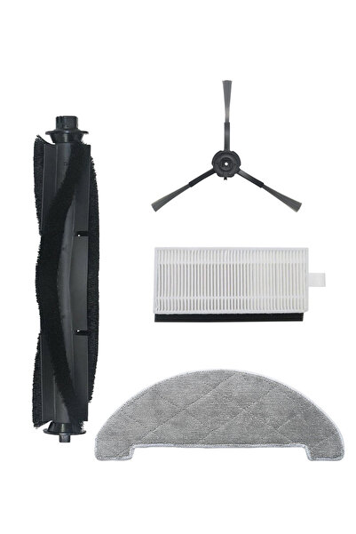 Roborge Σετ ανταλλακτικών 4 τεμαχίων συμβατό με ρομποτική ηλεκτρική σκούπα Wi...