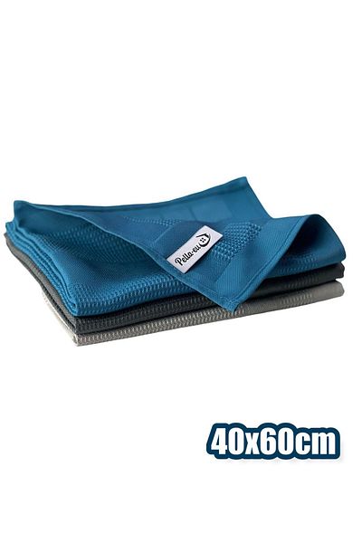 PELLA-EU Magic Microfiber Glass Cloth 3 Pieces General Cleaning Cloth Kitchen Bathroom Surface