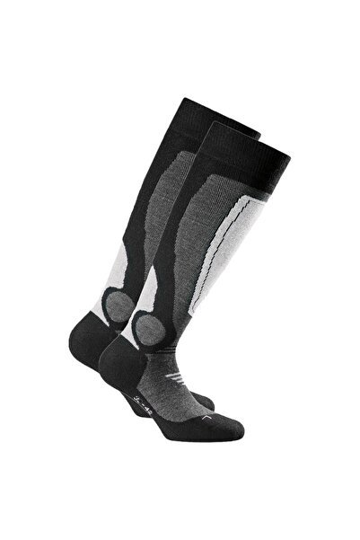 Rohner Basic Unisex Skisocken, 2er Pack - Basic Ski, Kniestrümpfe, Woll-Mischung