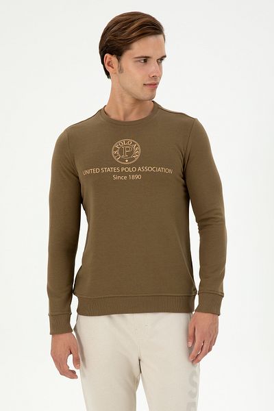 U.S. Polo Assn. Men's Khaki Sweatshirt 50293424 -Vr027