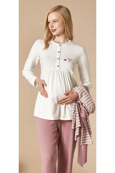 Feyza Women's Pregnant 2024 New Season Maternity 3-Piece Set