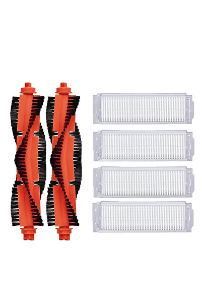 Roborge مجموعة قطع غيار متوافقة مع مكنسة كارشر RCV 3 الروبوتية مكونة من 6 قطع...