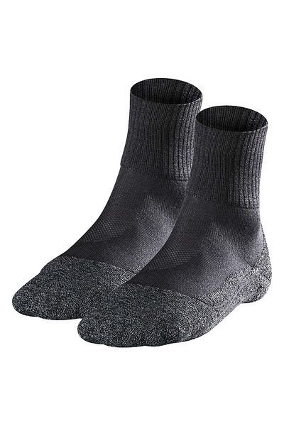FALKE Packung mit 2 Herren Sportsocken – TK2 Short Cool Trekking-Wandersocken, Unifarben