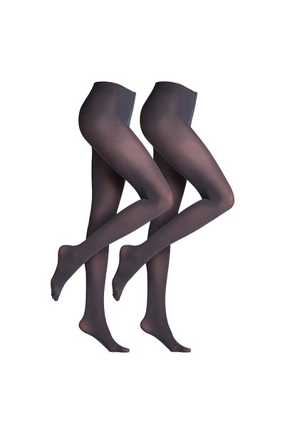 FALKE Damen Feinstrumpfhose 2er Pack – Pure Matte 50 Den, transparent, halb undurchsichtig