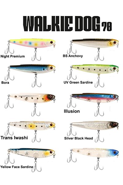 Fujin Walkie Dog 90mm 11gr Su Üstü Maket Balık