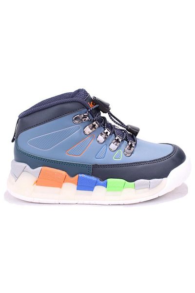 Vicco Ellen 946F24K417 Jeans Blue Orthopedic Daily Lighted Boy's Sports Boots
