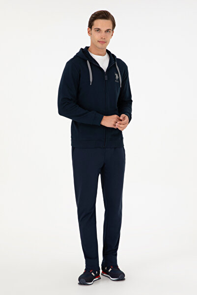 U.S. Polo Assn. Ανδρική πλεκτή ζακέτα Navy Blue 50289028-VR033