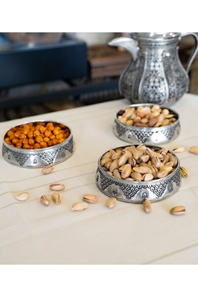 Bakır Concept BAKIR ÇEREZLİK ÜZÜM DESENLİ MODEL 3'LÜ