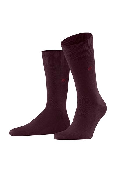 Burlington Herren Socken LEEDS – Schurwolle, Logo, Uni, Einheitsgröße, 40–46