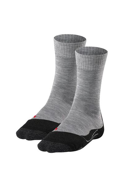 FALKE Herren Socken 2er Pack - Trekkingsocken TK2, Polsterung, Merino-Wollmix