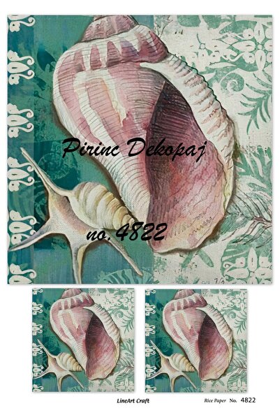 LİNEART ورق ديكوباج نحاسي Lineart رقم: L4822 - 29x42 سم