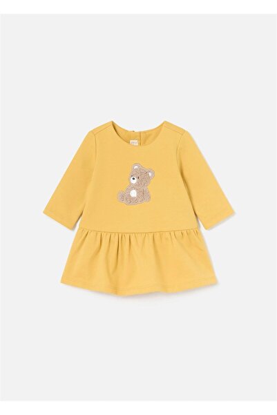 MAYORAL Baby Girl 3-Piece Set with Yellow Hair Band - 2807