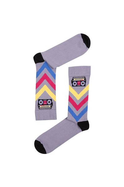 The Socks Company Ανδρικές γκρι κάλτσες 15kdcr136e-γκρι